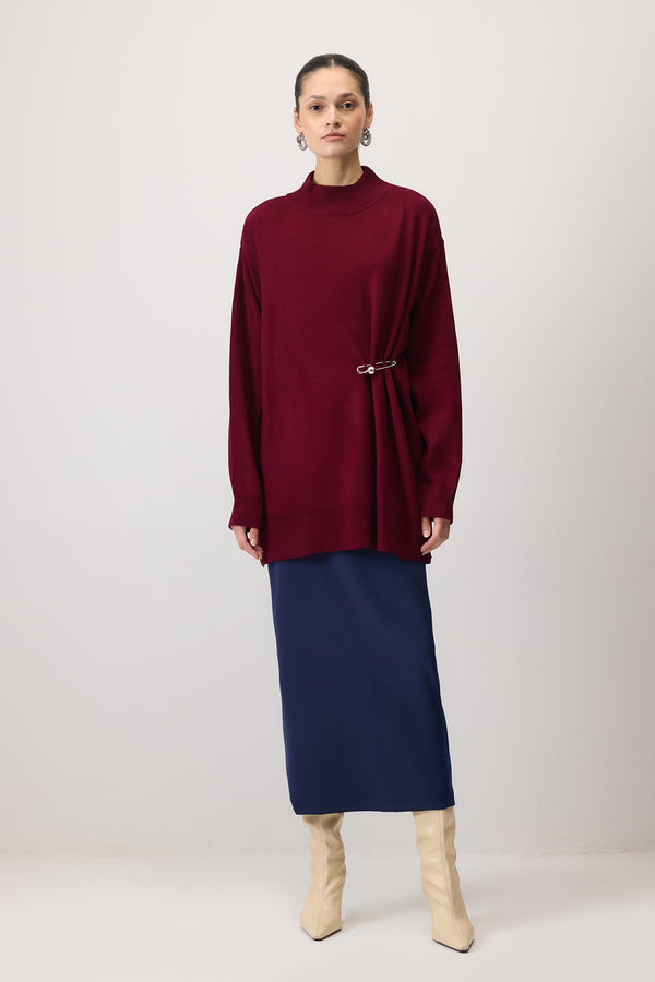 AKSESUARLI TRİKO TUNİK