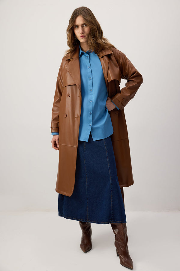 %100 PAMUKLU RELAX FİT GÖMLEK